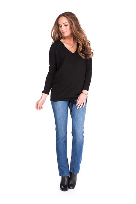 CROPPED MATERNITY JACKET BLACK 3