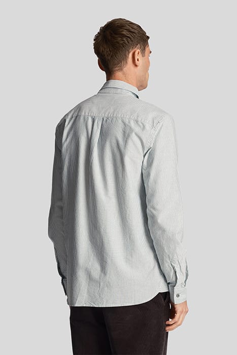 STRIPE OXFORD SHIRT COURT GREEN / WHITE 2