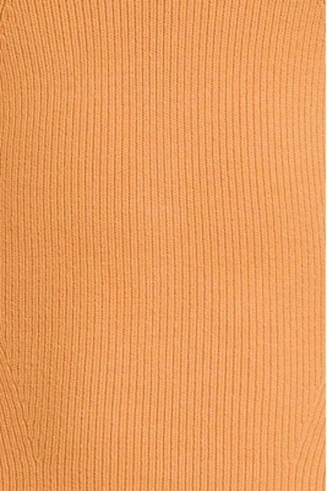 TINA-SQUARE KNITTED SWEATER — ORANGE 5