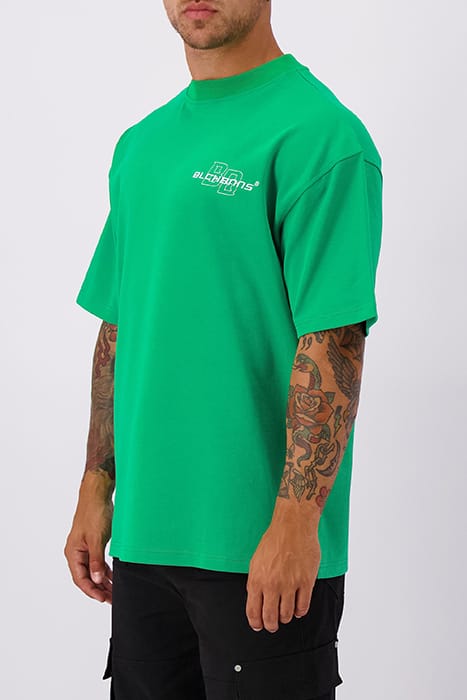 INITIALS TEE GREEN 4