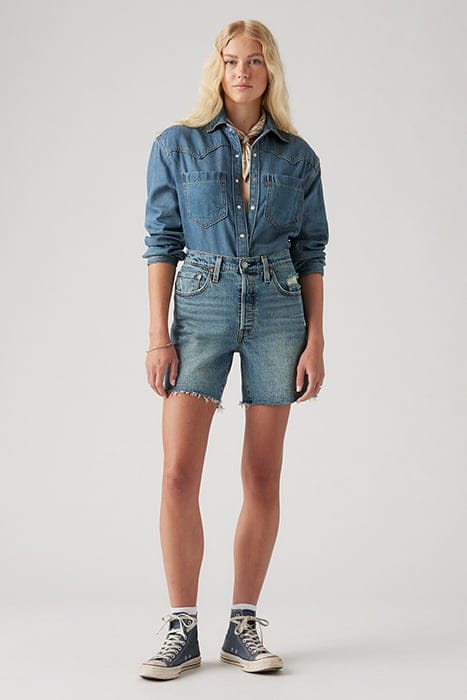 501 SHORT BLUE 1