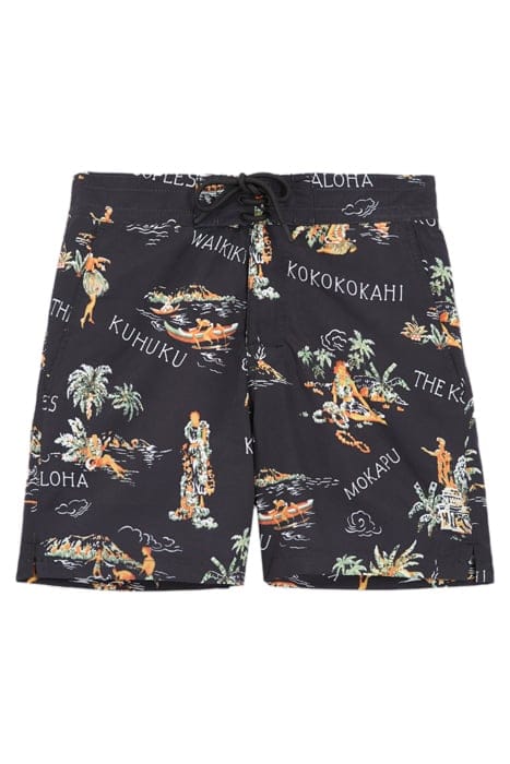 MAILLOT DE BAIN IMPRIME ALOHA BLACK 3