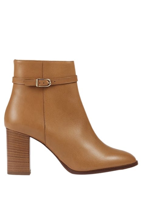 AB BRYONY BLOCKED HEEL CAMEL 1