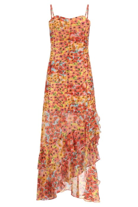 GUESS ECO SS JULIANA DRESS BOTANICAL SUNRAYS PR 3