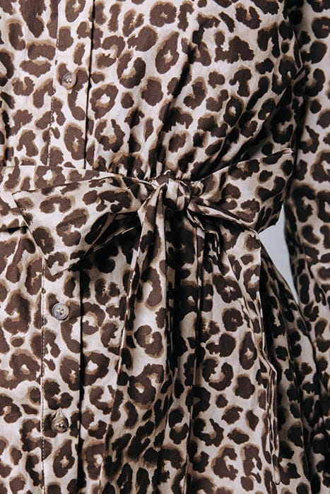 MINON LEOPARD MINI DRESS SAND 5