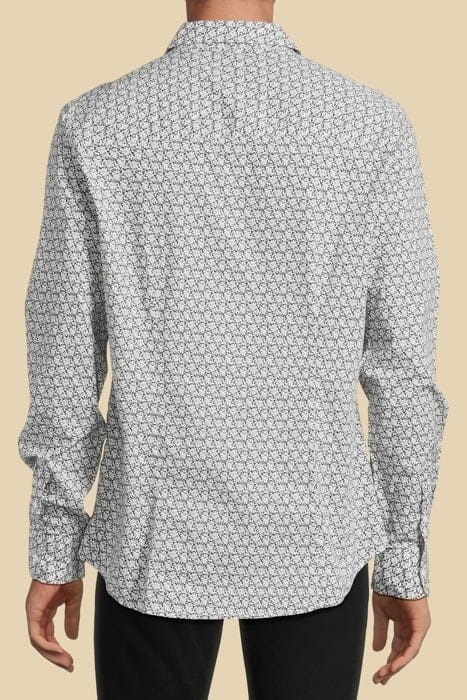 MARCIANO BY GUESS ITALIAN COLLA ROU AOP WHITE AND BLUE CASUA 2