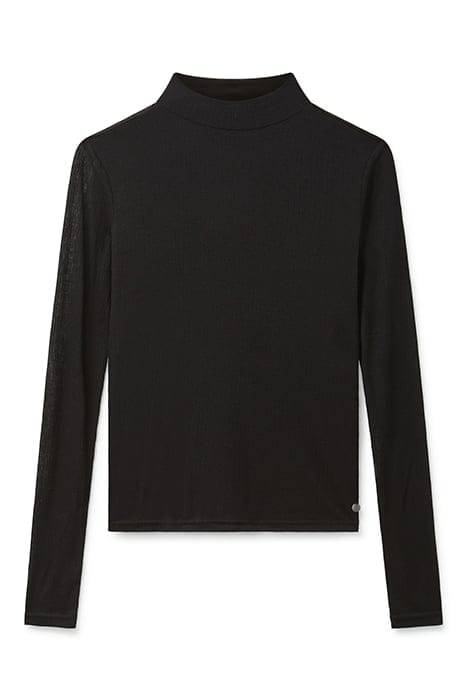 SHEER MOCKNECK BLACK 3