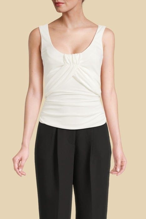 MARCIANO BY GUESS GISELLE TANK TOP PALE PEARL 1