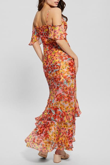 GUESS ECO SS JULIANA DRESS BOTANICAL SUNRAYS PR 2