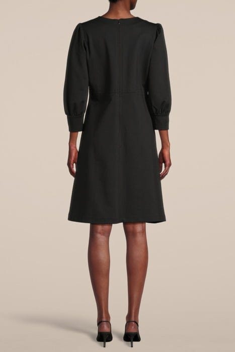 DRESS WITH POCKETS PUNTO MILANO BLACK 2
