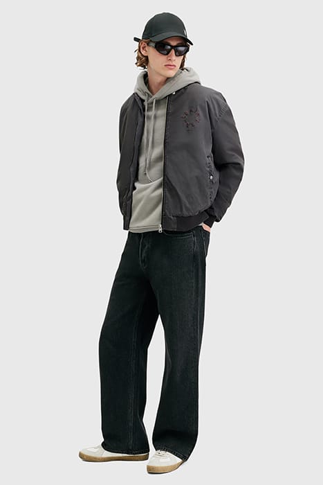 TIERRA PADDED BOMBER CARTER GREY 5