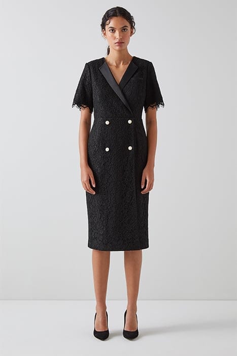 DR NATHALIE LACE DRESS BLACK 1