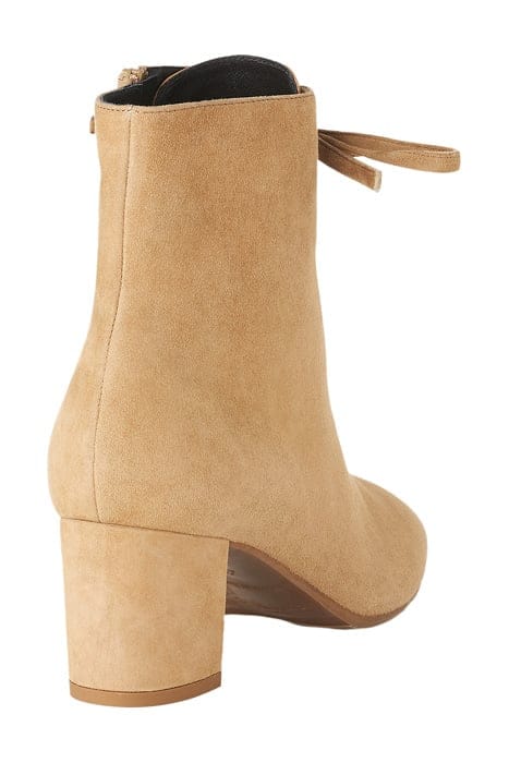 MOLLIE BLOCK HEEL LACE CAMEL 3