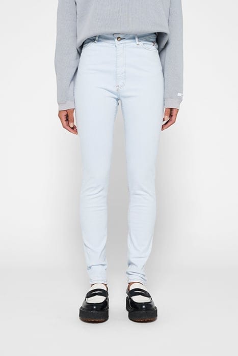 HIGH RISE SKINNY JEANS ICE BLUE 1
