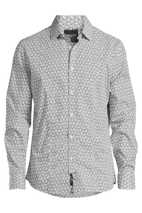 MARCIANO BY GUESS ITALIAN COLLA ROU AOP WHITE AND BLUE CASUA 3