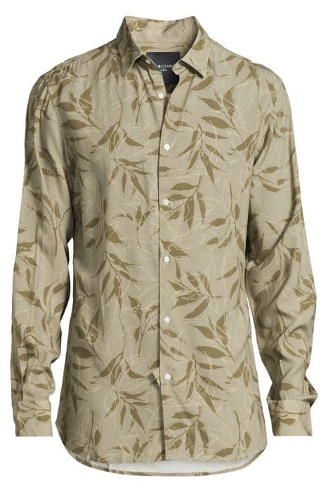 MARCIANO BY GUESS BENNY NEW COLLAR PAU OLIVE MACROLEAF CASUA 3