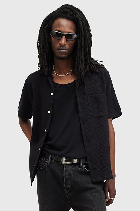 HELSTON SS SHIRT JET BLACK 1