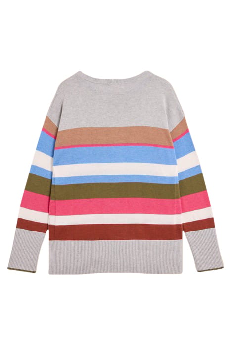 OLIVE STRIPE JUMPER GREY 4