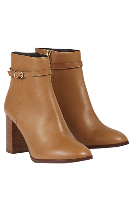 AB BRYONY BLOCKED HEEL CAMEL 2