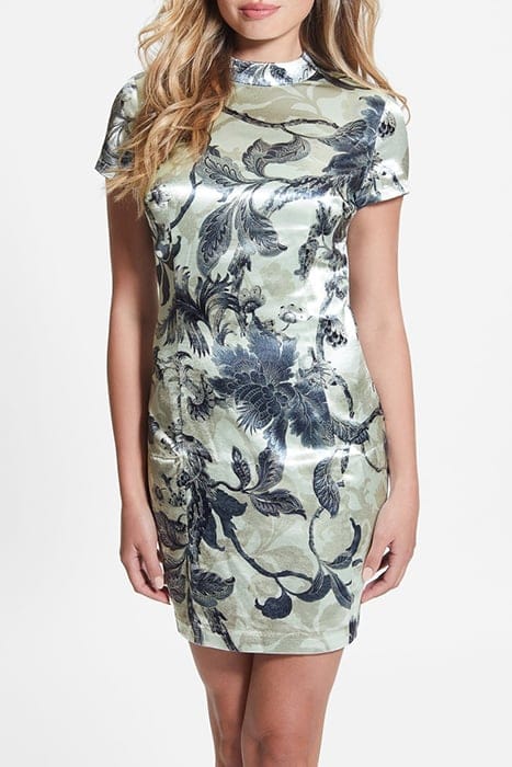 GUESS ECO SS SANDRA DRESS PORCELAIN FLORAL PRI 1