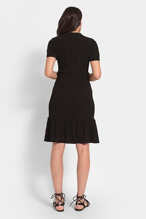 MATERNITY MINI DRESS BLACK 2