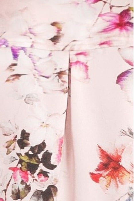 MARCIANO BY GUESS THE ICON BLOUSE PRINT ETHEREAL ROSES PINK 5