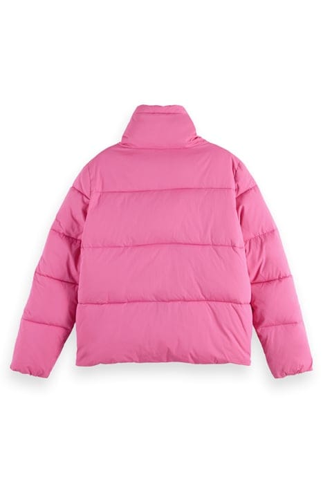 ASYMMETRIC CLOSURE PUFFER COAT WITH REPREVE® FILLING SOFT RO 5
