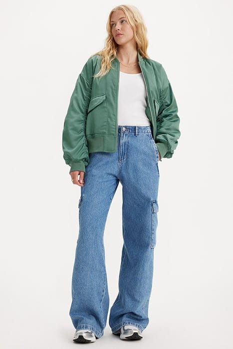 BAGGY STRAIGHT JEANS BLUE 5