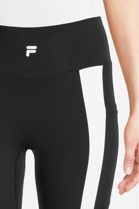 RABENAU HIGH WAIST TIGHTS BLACK BEAUTY-LUCENT WHITE 4