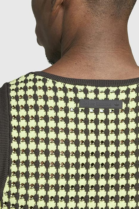 ADIDAS X WALES BONNER – KNIT VEST SEMI FROZEN YELLOW/NIGHT B 4
