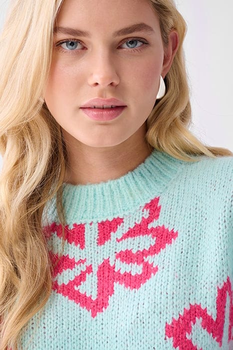 LM-SBFUN FLOWER KNIT LIGHTBLUE 6
