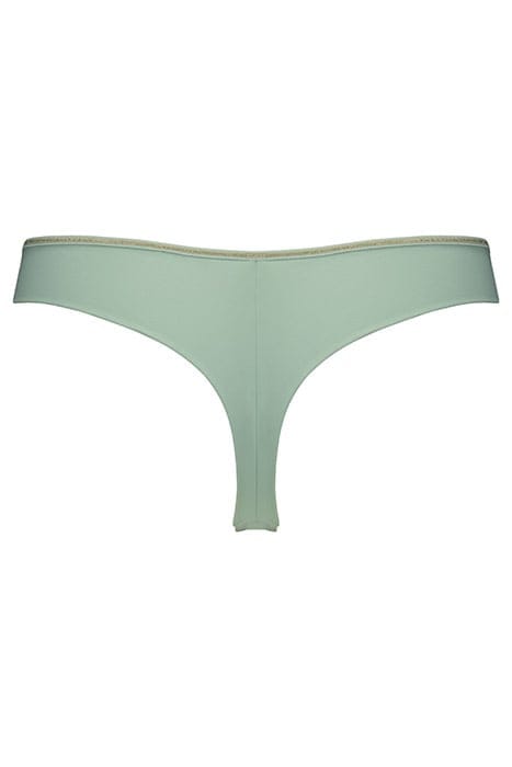 LUCKY CLOVER GREEN CLOVER GOLD THONG 4
