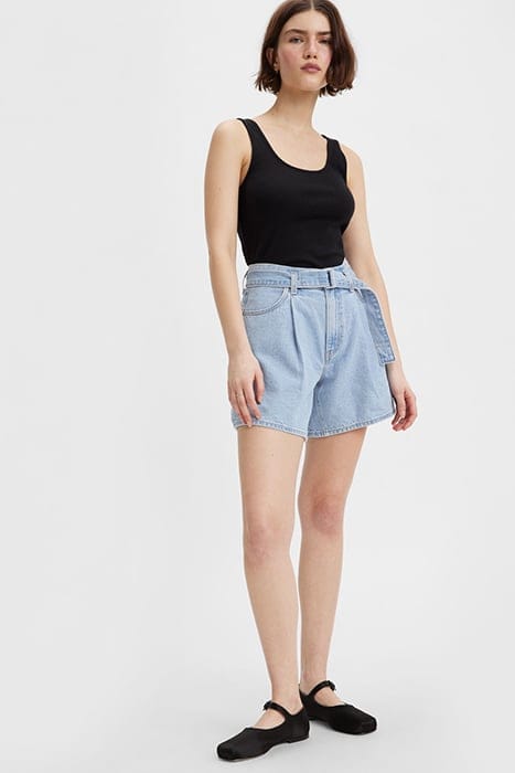 BELTED SHORT BLUE 6