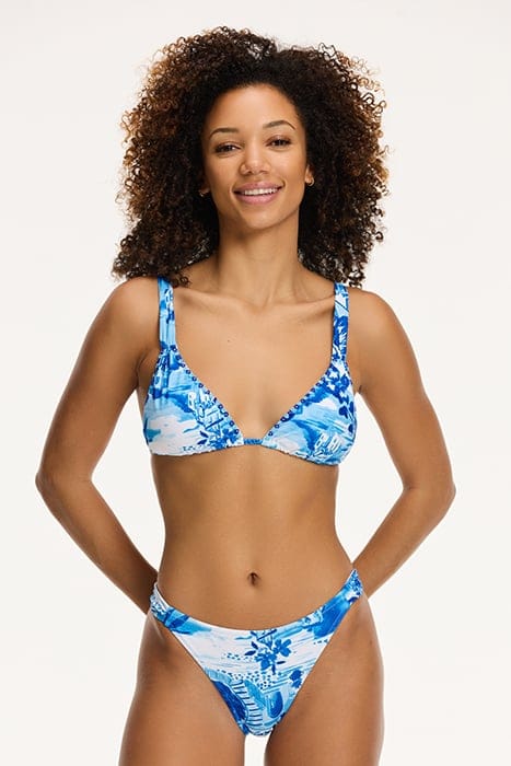 LADIES BINDI BIKINI SET GREEK SCENERY BLUE GREEK SCENERY 1