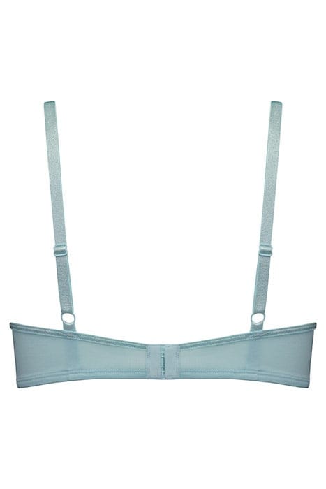 MARIPOSA SPARKLING IRIDESCENT AQUA BALCONY BRA 5