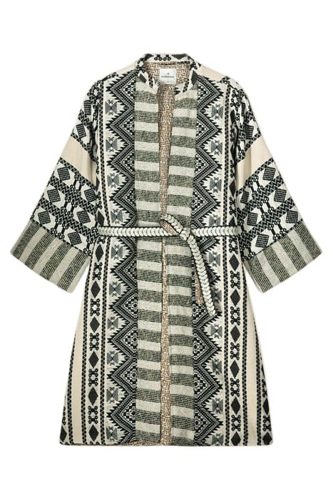 JACKET EXCLUSIEVE JACQUARD BLACK-IVORY 3