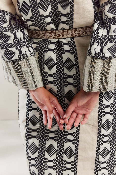 JACKET EXCLUSIEVE JACQUARD BLACK-IVORY 5