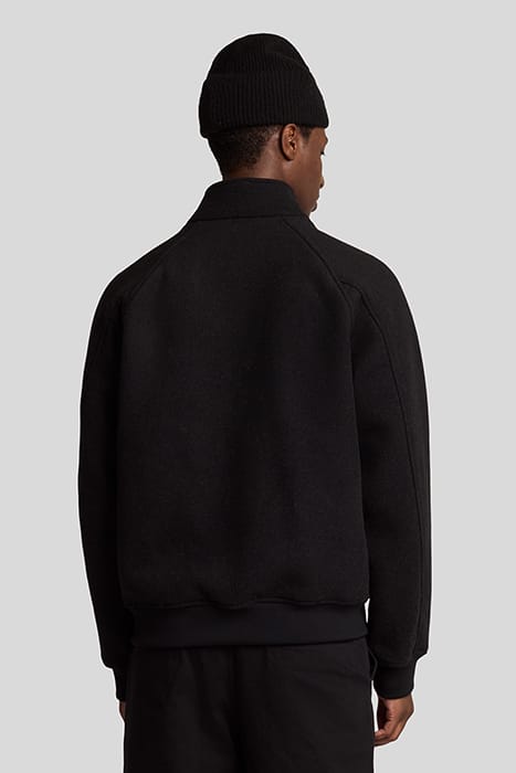 DOUBLE FACE WOOL HARRINGTON JET BLACK 2