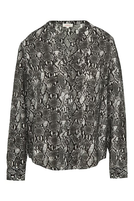 S.OLIVER BLOUSES GREY/BLACK 3