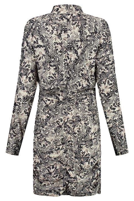 BABB DRESS BLACK/HUMMUS 2