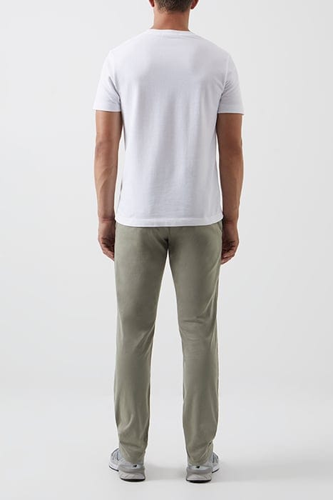COTTON SATEEN CHINO GREEN 3