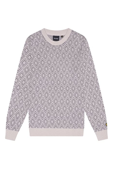 MONOGRAM INTARSIA JUMPER CANVAS 3