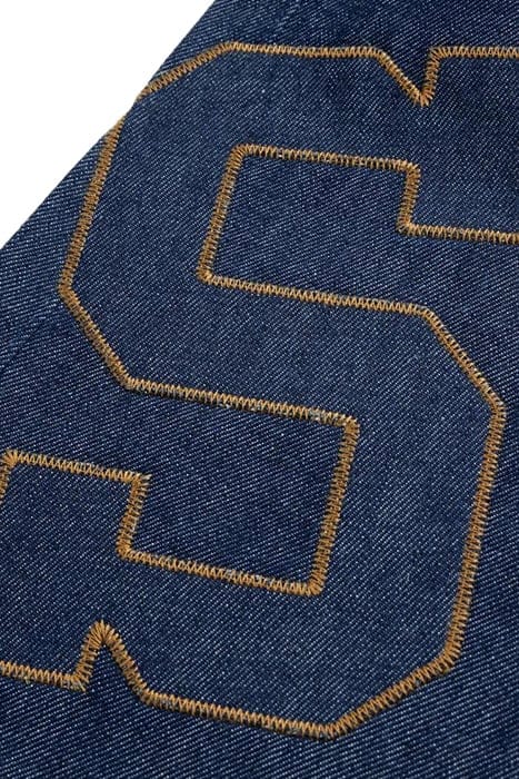 SAINTWOODS – PATCH RAW DENIM INDIGO BLUE 5