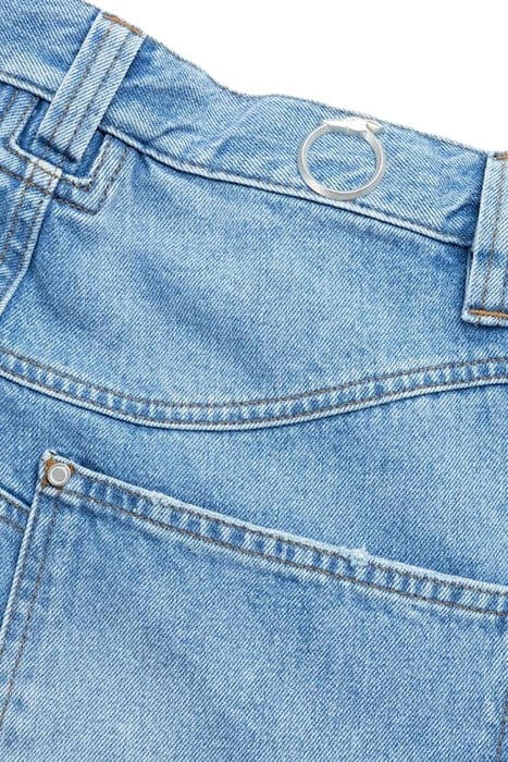 TRUSSARDI – 5 POCKET CARGO LOOSE FIT DENIM INDIGO OPEN HAND  5