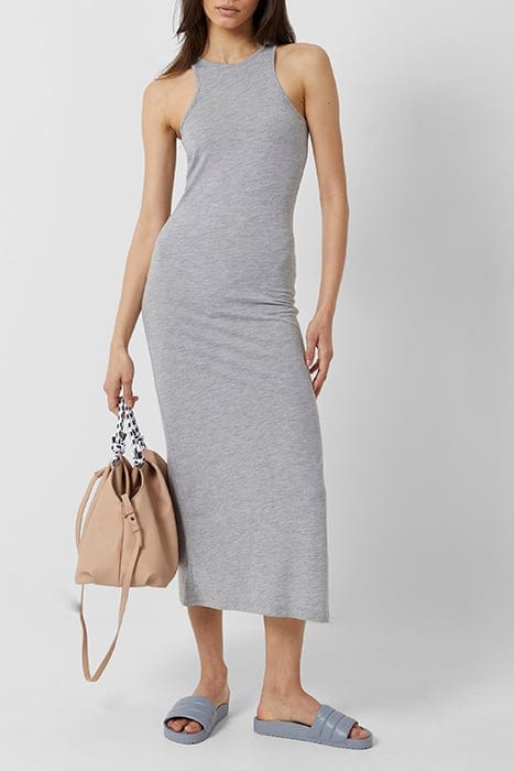 SOLID MEAD RACER BODYCON DRESS BLACK 1
