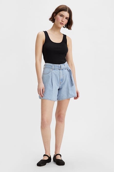 BELTED SHORT BLUE 1