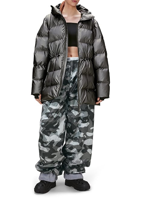 UNISEX ALTA LONG PUFFER STRING W JACKET W3T4 METALLIC GREY | Online ...