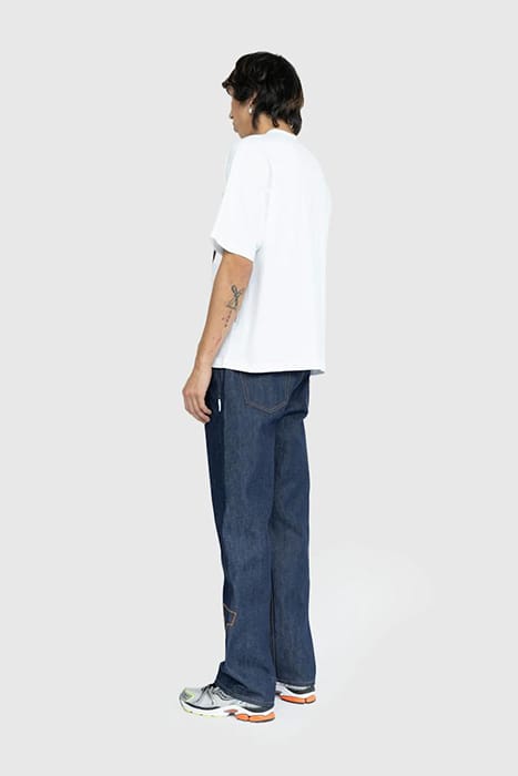 SAINTWOODS – PATCH RAW DENIM INDIGO BLUE 3