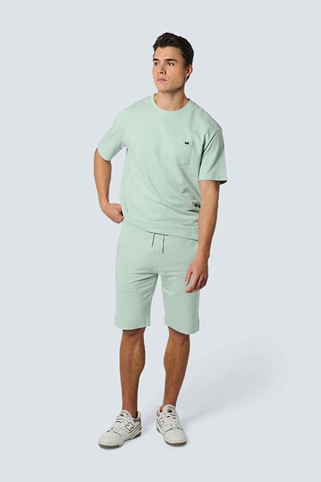 SHORT JERSEY SOLID JACQUARD SLUB MINT 3