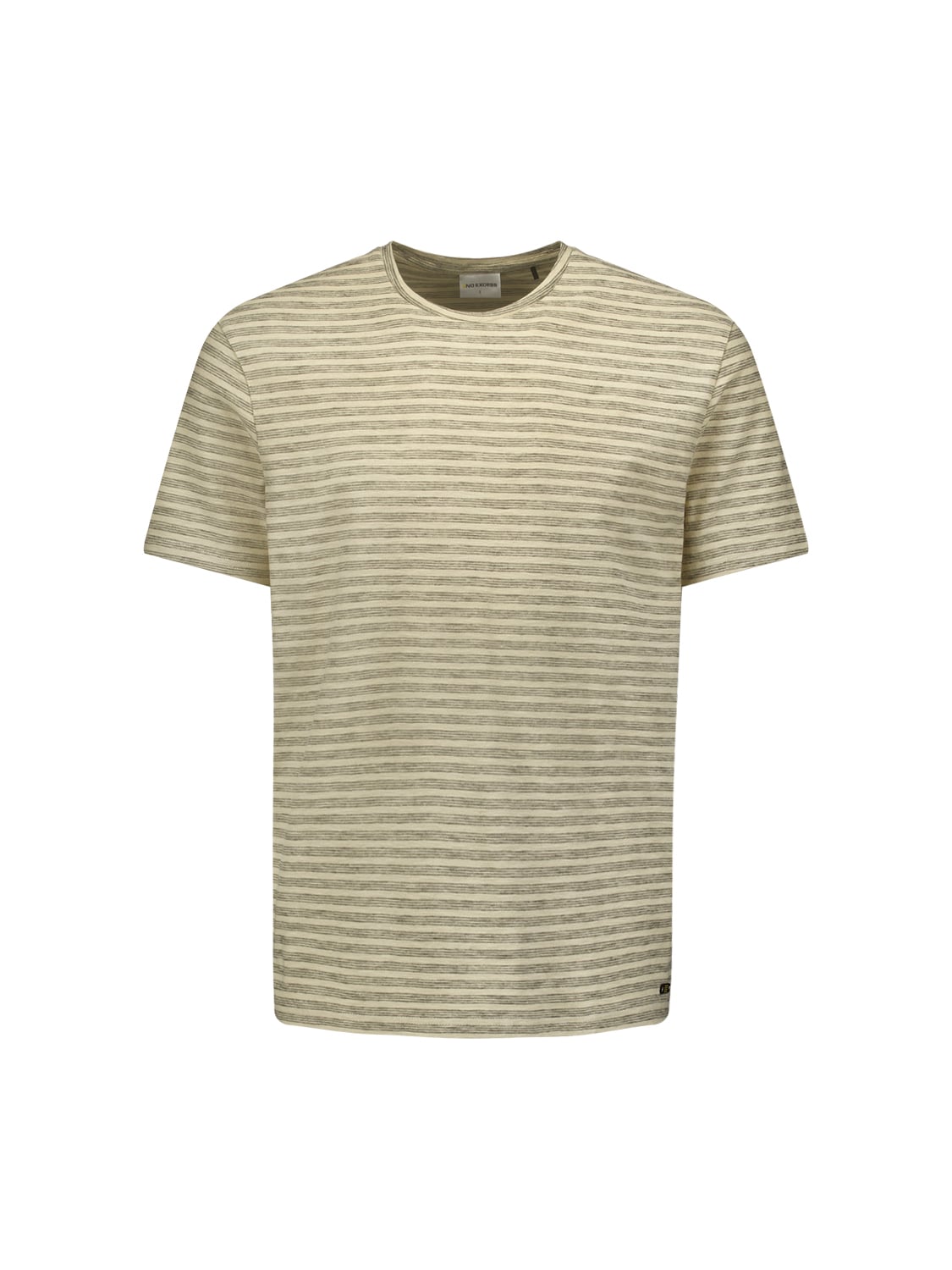 T-SHIRT CREWNECK STRIPES CEMENT 4